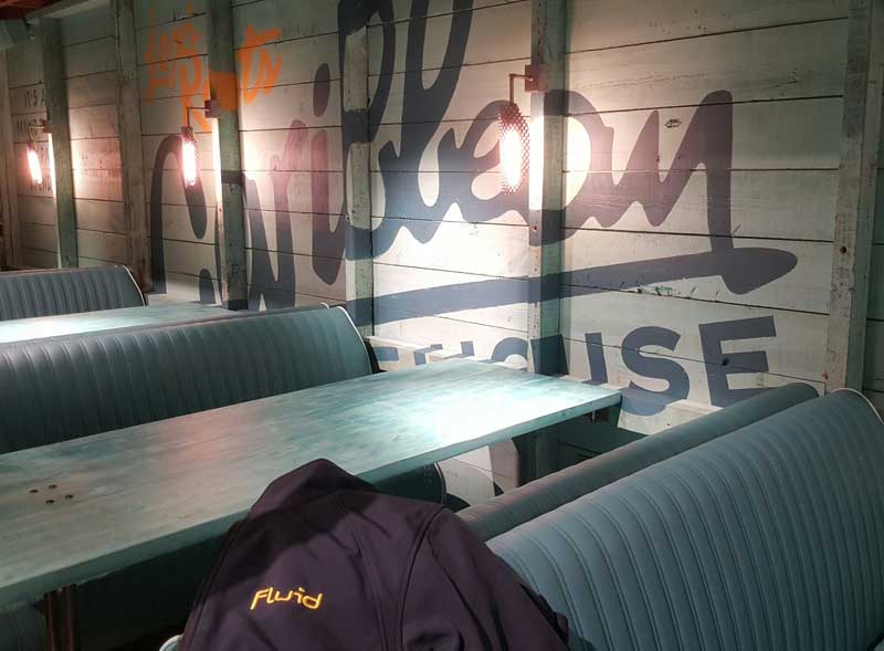 fluid-hygiene-jacket-over-chair-in-levi-roots-caribbean-cruise-restaurant
