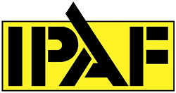 IPAF logo with yellow and black colors